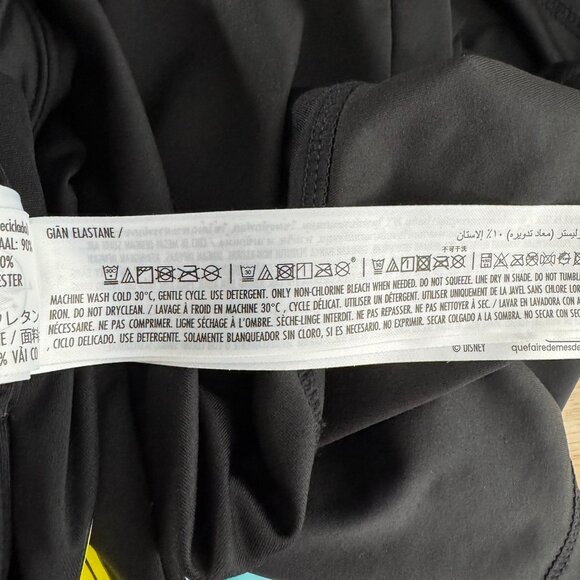 Disney Mickey Mouse And Friend Swim Shirt Mens 3XL Short Sleeve Black‎ TP-3450 - Picture 8 of 8